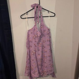 FOREVER 21 FLORAL LOW BACK DRESS (NEVER WORN)